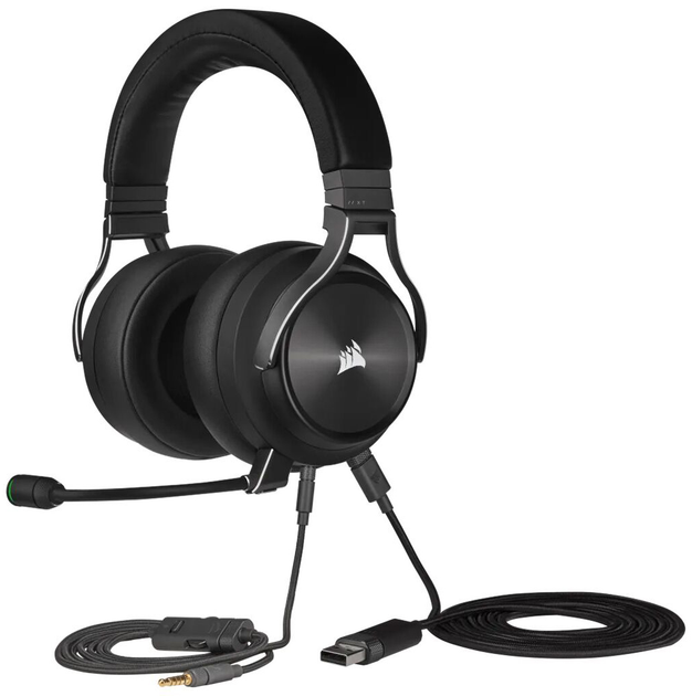 Słuchawki Corsair Virtuoso RGB Wireless XT Czarny (CA-9011188-EU) - obraz 4