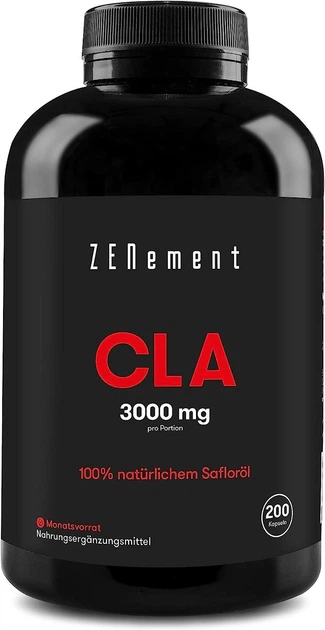 CLA (КЛК) 1000 мг Zenement - 200 капсул - Фото 1 CLA (КЛК) 1000 мг Zenement - 200 капсул - зображення 1