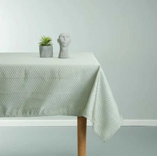 Скатерть BLOMME 140х240см пятноустойчивая мята - Фото 1 Скатерть BLOMME 140х240см пятноустойчивая мята - изображение 1