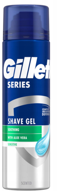 Żel do golenia dla skóry wrażliwej Gillette Series Sensitive 200 ml (3014260214692) - obraz 1