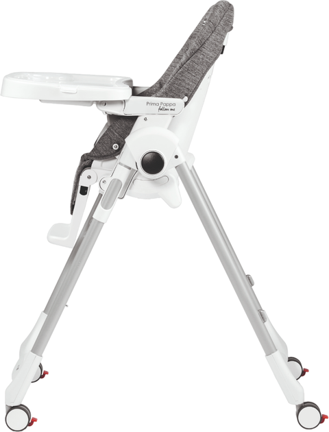 Стульчик для кормления Peg-Perego Prima Pappa Follow Me Wonder Grey (8005475410653) - Фото 3 Стульчик для кормления Peg-Perego Prima Pappa Follow Me Wonder Grey (8005475410653) - изображение 3