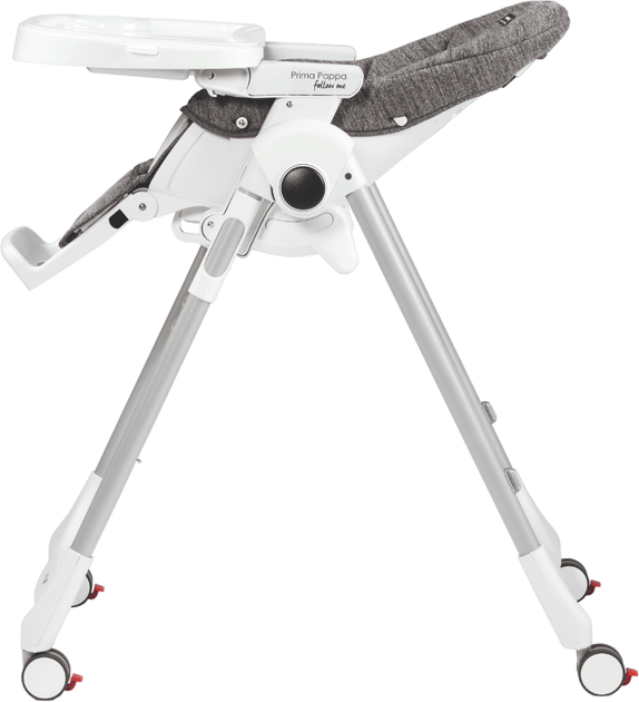 Стульчик для кормления Peg-Perego Prima Pappa Follow Me Wonder Grey (8005475410653) - Фото 6 Стульчик для кормления Peg-Perego Prima Pappa Follow Me Wonder Grey (8005475410653) - изображение 6