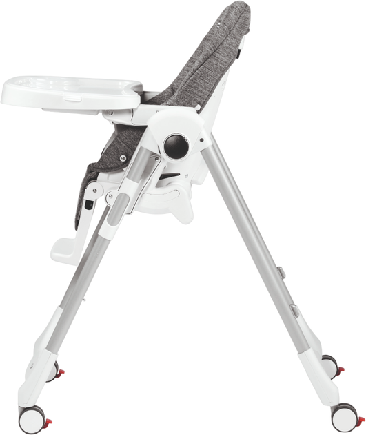 Стульчик для кормления Peg-Perego Prima Pappa Follow Me Wonder Grey (8005475410653) - Фото 9 Стульчик для кормления Peg-Perego Prima Pappa Follow Me Wonder Grey (8005475410653) - изображение 9