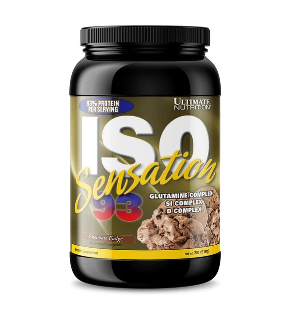 Протеин Ultimate Nutrition Iso Sensation 93 910 g /28 servings/ Chocolate Fudge - Фото 1 Протеин Ultimate Nutrition Iso Sensation 93 910 g /28 servings/ Chocolate Fudge - изображение 1