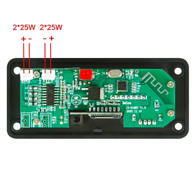 Аудиоплеер автомобильный BauTech MP3-плеер 50W Черный (1013-067-00) - изображение 4