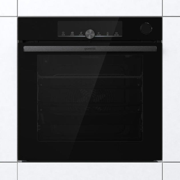 Духова шафа Gorenje електрична, 77л, A+, пара, дісплей, 300 °C, Wi-Fi, чорний (BSA6747A04BGWI) - зображення 2
