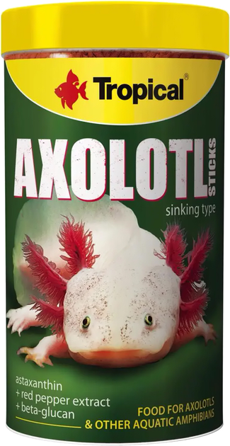 Pokarm Tropical dla axolotl Sticks 250 ml (5900469116142) - obraz 1
