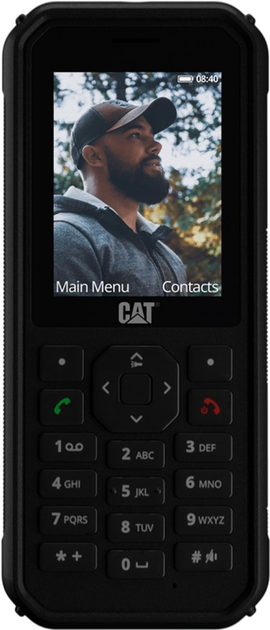 Telefon komórkowy Cat B40 DualSim Black (CB40-DAE-DSA-NN) - obraz 1