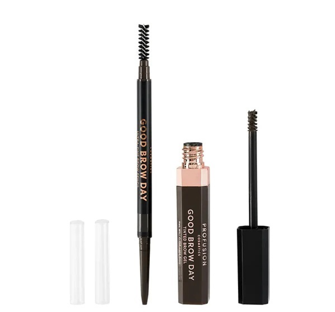 Zestaw do brwi Profusion Good Brow Day Brow Dark Brown 4.5 ml (656497358386) - obraz 1