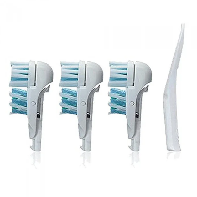 Насадки для зубной электрической щетки Oral b Cross Action Power Complete Pro-Health 3D White B1010F - изображение 5