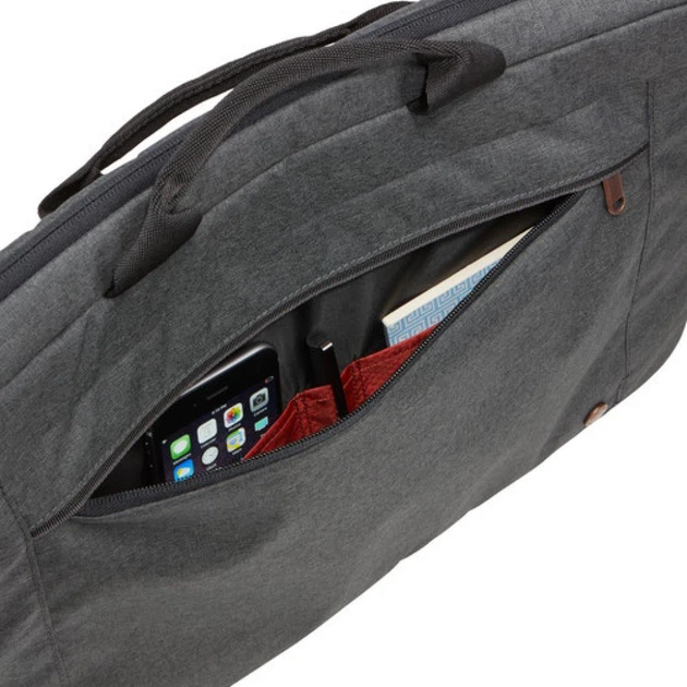 Сумка для ноутбука Case Logic 15.6 Era Attache ERAA-116 Obsidian (3203695) - изображение 5