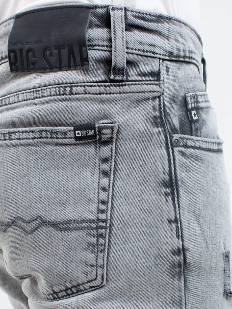 Джинси Slim fit чоловічі Big Star Terry Carrot-991 36-32 Сірі (5900714660956) - зображення 6
