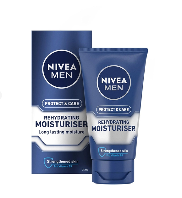Зволожуючий крем для обличчя Nivea for men захист та догляд 75 мл - Фото 2 Зволожуючий крем для обличчя Nivea for men захист та догляд 75 мл - зображення 2