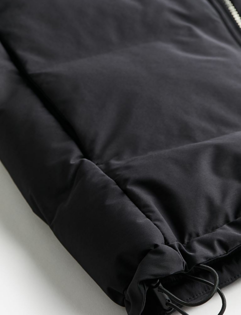 Чоловіча куртка Regular Fit H&M (56221) S Чорна - зображення 5