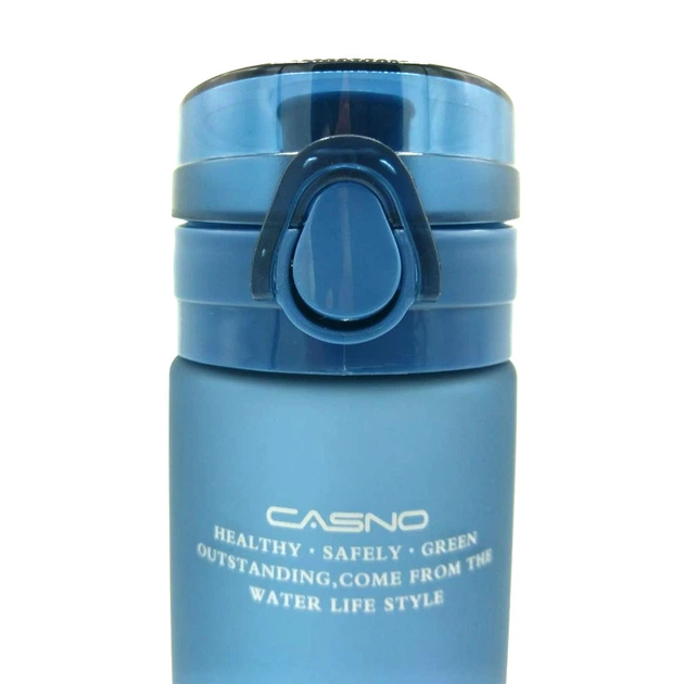 Пляшка для води CASNO 650 мл KXN-1157 Tritan Синя - изображение 5