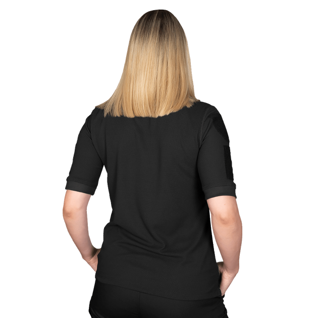 Поло футболка жіноча тактична польова універсальна для силових структур Camotec 7179(M) чорний (OPT-9471) - зображення 2