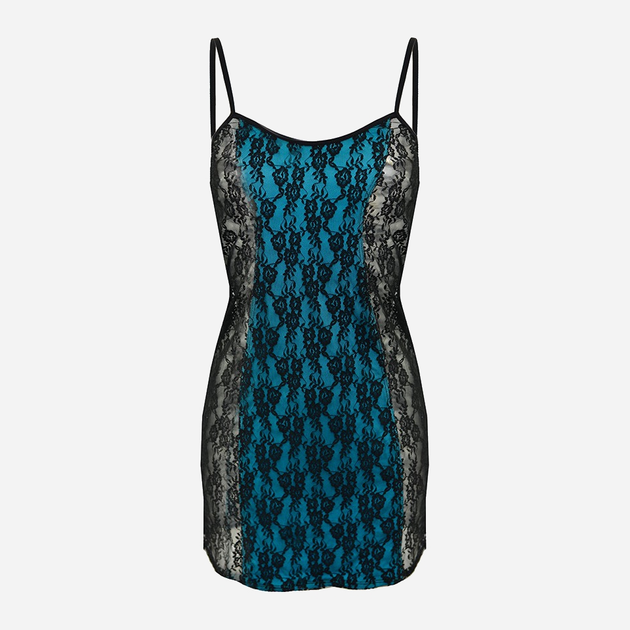 Акція на Нічна сорочка DKaren Slip Milena 2XL Turquoise від Rozetka