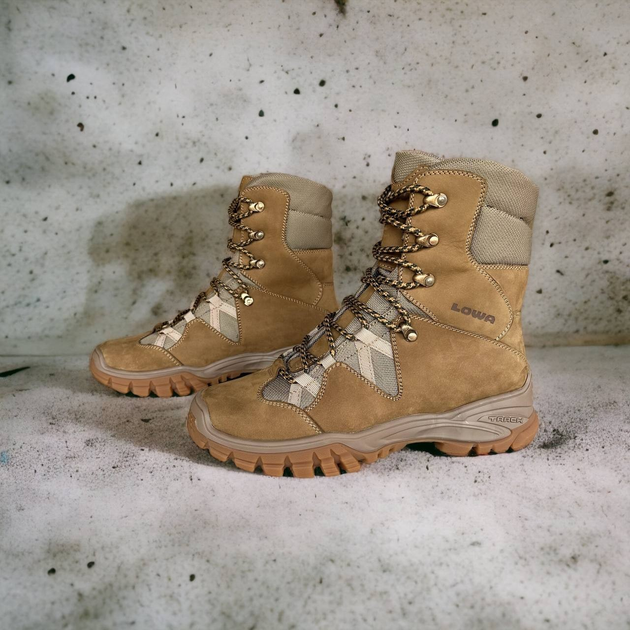 Берці черевики тактичне взуття теплі Зима до - 25 натуральна гідрофобна шкіра+хутро Premium посилена п'ята та носок 48 - зображення 1