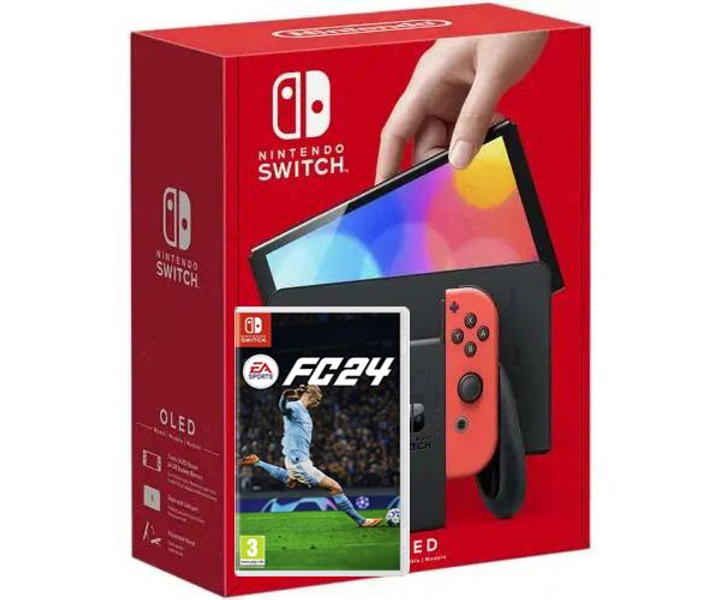 Nintendo Switch (OLED model) Neon Blue-Red + Игра EA SPORTS FC 24 ...