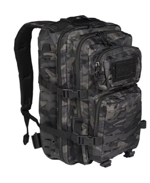 Рюкзак Mil-Tec Assault Pack Laser Cut Large 36 л - Dark Camo 14002780 - изображение 1