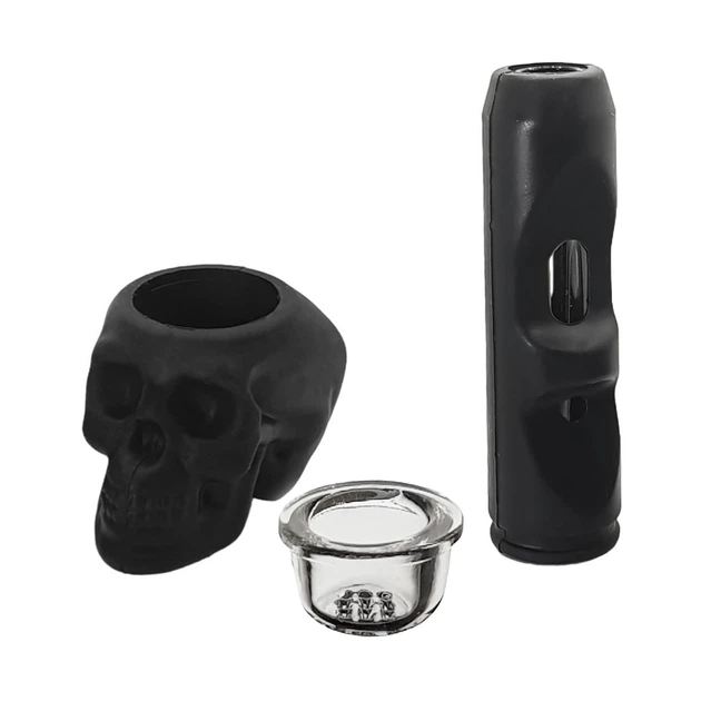 Курительная Трубка Из Силикона В Виде Черепа "Skull Black" - Фото 2 Курительная Трубка Из Силикона В Виде Черепа "Skull Black" - изображение 2