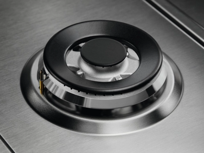 Газова варильна поверхня Electrolux KGS64562SX (6891526) - Фото 3 Газова варильна поверхня Electrolux KGS64562SX (6891526) - зображення 3