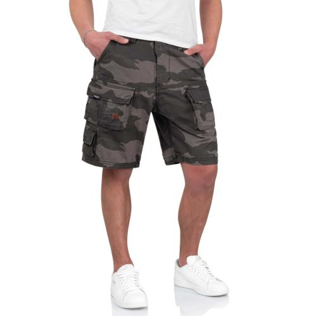 Шорты Surplus Raw Vintage SURPLUS TROOPER SHORTS (Black Camo) 7XL - изображение 1