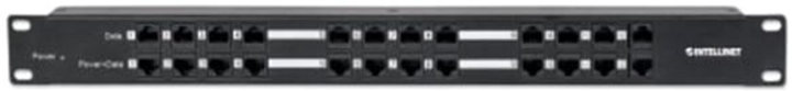 Zasilacz Intellinet PoE / Patch panel 12 portów, 19 cali (720342) - obraz 1