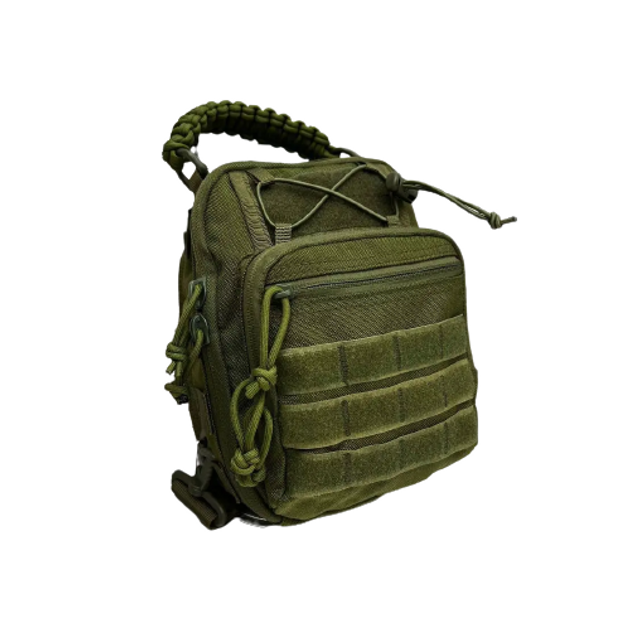 Сумка Tactical 031 Olive тактическая сумка для переноски вещей 23,5х6х12 см (TS031-Olive) - изображение 1
