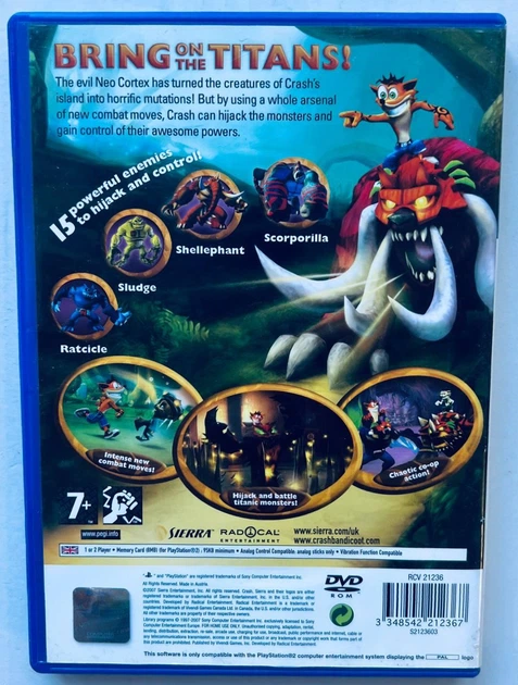 Crash of the Titans, Б/У, английская версия - диск для PlayStation 2 - изображение 3