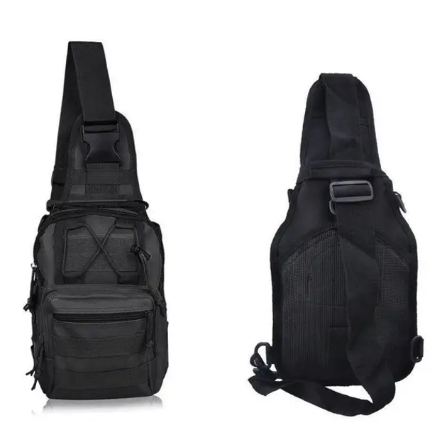 Сумка Tactical 098 Black тактическая сумка для переноски вещей 23,5х6х12 см (TS098-Black) - изображение 2