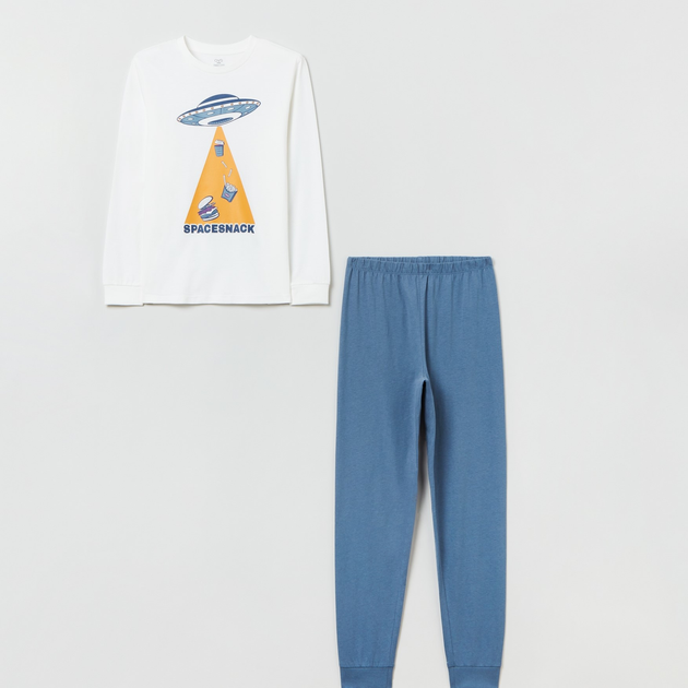 Piżama (longsleeve + spodnie) dziecięca OVS 1825672 170 cm Grey (8056781644522) - obraz 1