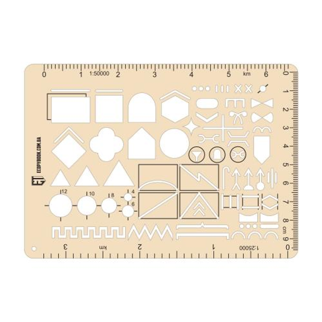 Лінійка Інші тактичні Ecopybook Tactical TZ NATO (Multi) Єдиний - зображення 1