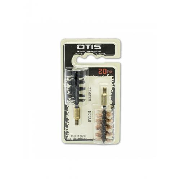 Набор Otis Technology ершиков OTIS 20 Ga Bore Brush 2 Pack (бронзовый и нейлоновый) (Multi) 20 Ga. - изображение 2