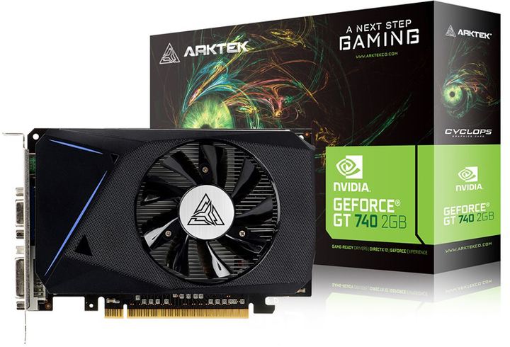 Видеокарта Arktek PCI-Ex GeForce GT 740 2GB GDDR3 (128bit) (993/5000) (VGA, DVI, HDMI) (AKN740D3S2GL1) - изображение 4