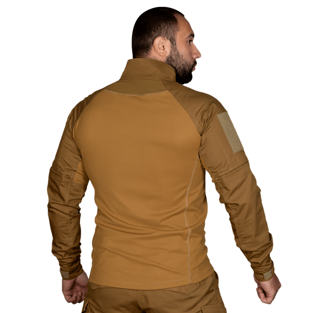Рубашка боевая тактическая полевая износостойкая рубашка для силовых структур 7196(XXL) койот (OR.M_7196(XXL)) - изображение 2