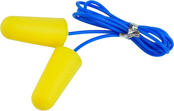 Беруші захисні шумоподавлюючі для стрільби для силових структур EARMOR М-02 Блакитно жовті (OR.M_М-02) - зображення 1