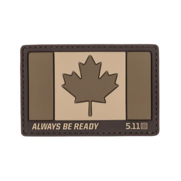 Нашивка 5.11 Tactical Canada Flag Patch (Coyote) Единый - изображение 1