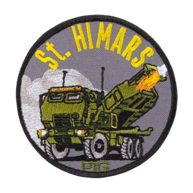 Нашивка P1G на липучке HIMARS (Multi) 8x8 cm - изображение 1