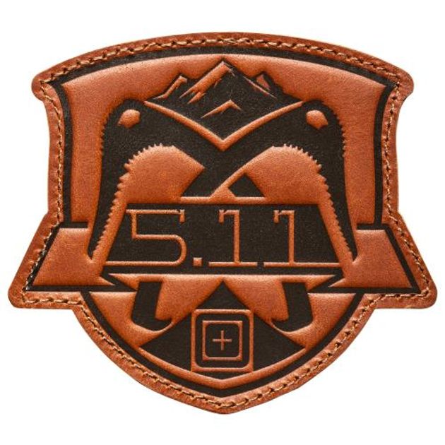 Нашивка 5.11 Tactical Mountaineer Patch (Brown) Единый - изображение 1