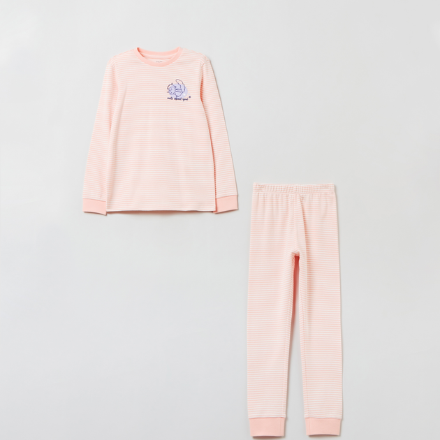 Piżama (longsleeve + spodnie) OVS 1843802 116 cm Pink (8056781808382) - obraz 1