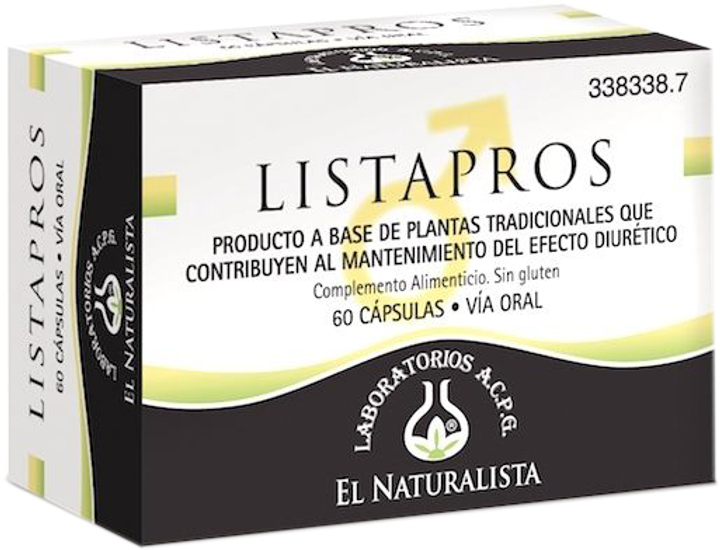 Suplement diety El Natural Listapros 60 kapsułek (8410914320224) - obraz 1