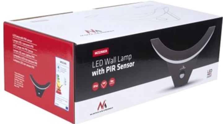 Lampa LED Maclean MCE290 GR z czujnikiem ruchu - obraz 6