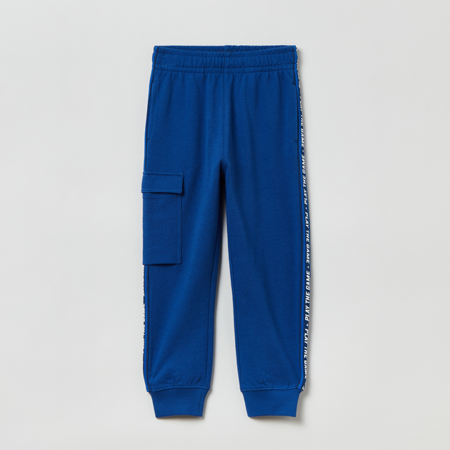 Спортивні штани джогери дитячі OVS 1821037 134 см Blue (8056781572986) - зображення 1