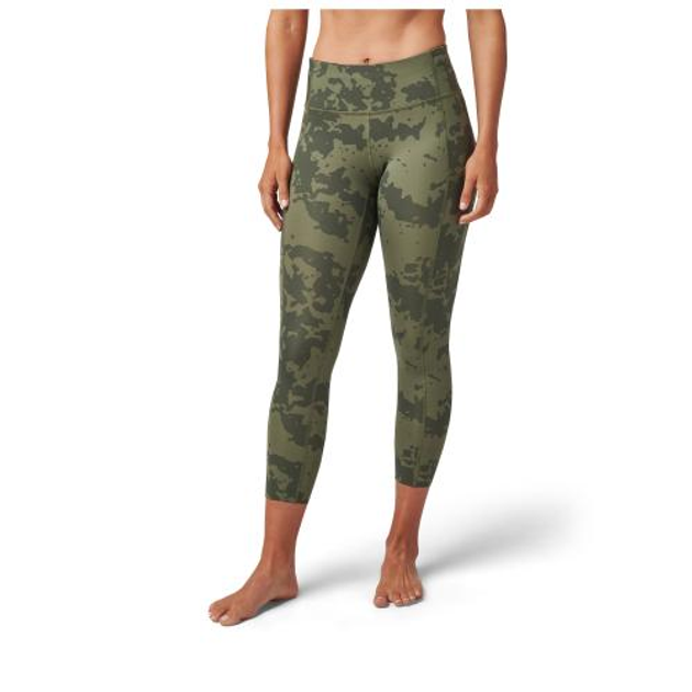 Штани 5.11 Tactical (капрі) жіночі PT-R Kaia Capri (Ranger Green Camo) XL - зображення 1