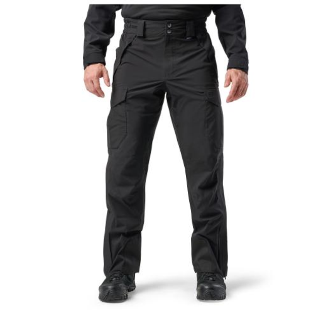 Штаны 5.11 Tactical штормовые Force Rain Shell Pants (Black) 2XL - изображение 1