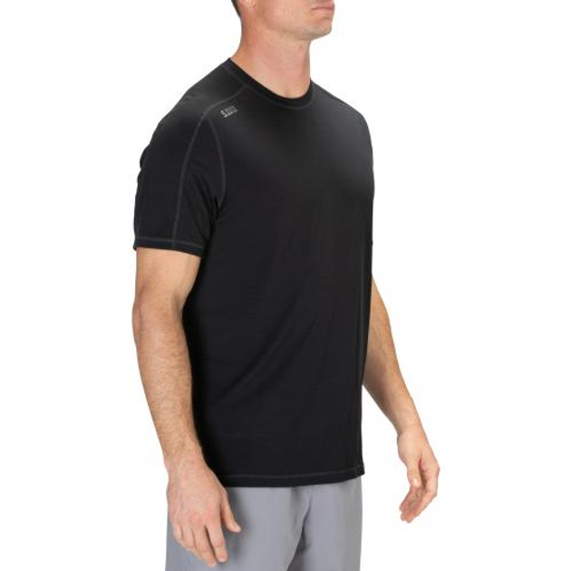 Футболка 5.11 Tactical RANGE READY MERINO WOOL SHORT SLEEVE (Black) L - изображение 2