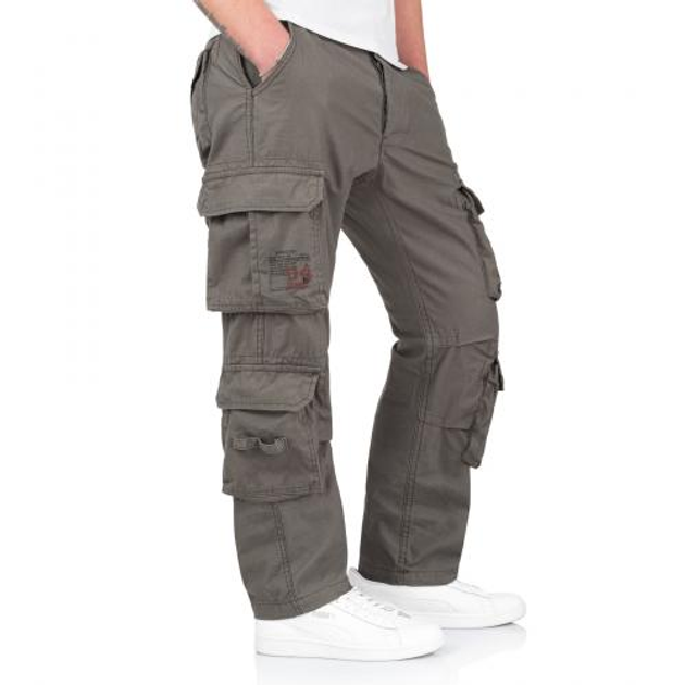 Штаны Surplus Raw Vintage SURPLUS AIRBORNE TROUSERS SLIMMY (Olive) M - изображение 2