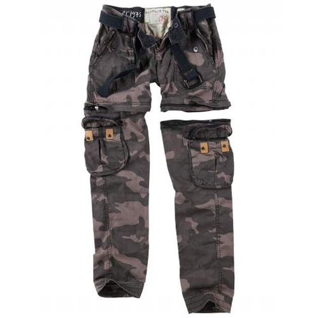 Брюки Surplus Raw Vintage мілітарі жіночі SURPLUS LADIES TREKKING PREMIUM (Black Camo) 42 - зображення 2