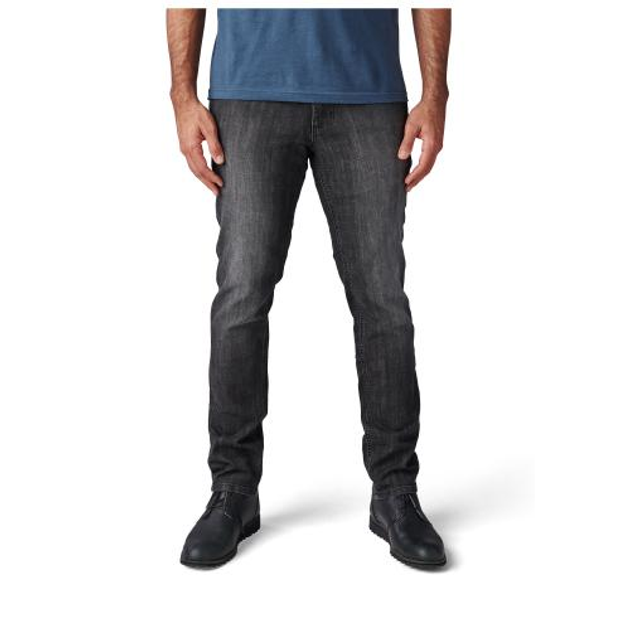 Штаны джинсовые 5.11 Tactical Defender-Flex Slim Jean (Stone Wash Charcoal) 38-34 - изображение 2